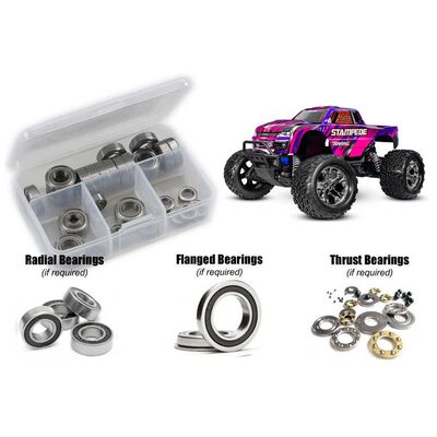 Rubber Shielded Bearing Kit, 1/10 Traxxas Stampede XL5 Rubber Shielded Bearing Kit, 1/10 Traxxas Stampede XL5
