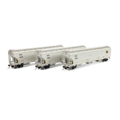 HO GEN Trinity 5161 Covered Hopper, IAIS #4035/4062/4088 (3) HO GEN Trinity 5161 Covered Hopper, IAIS #4035/4062/4088 (3)