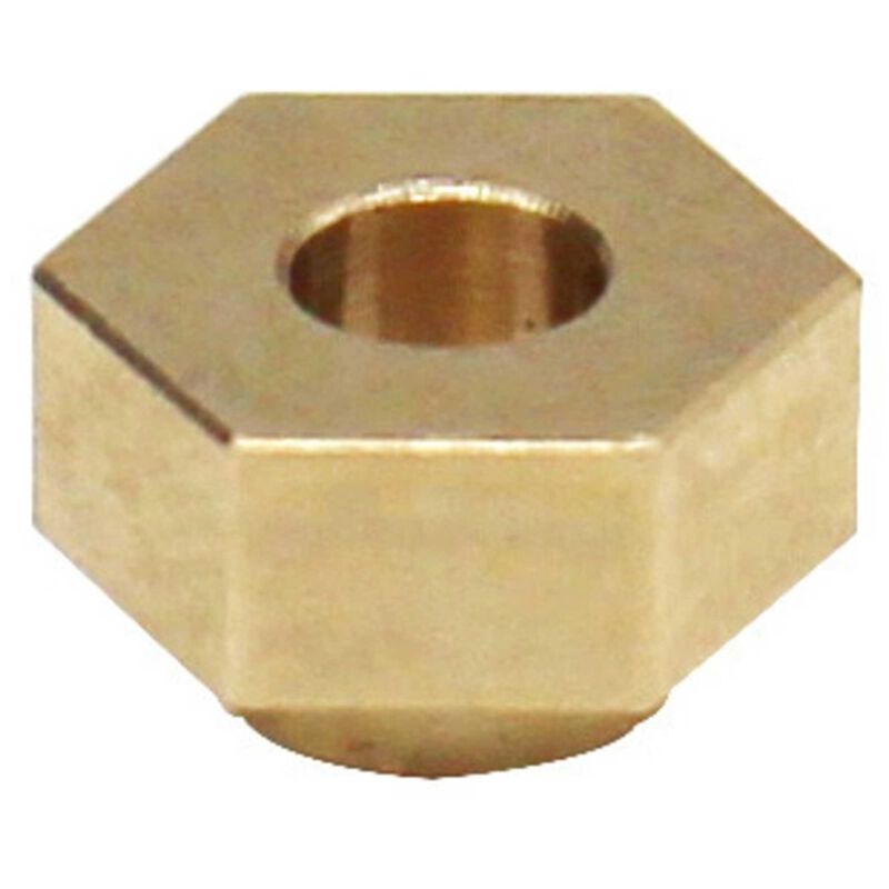 Colcolo 4x Messing Extended Hex Wheel Hubs Combiner 4mm Verbrede Upgrade Voor 124 Scx24 Axi00002 Voertuigen Model Buggy Diy Aangepast Zwart