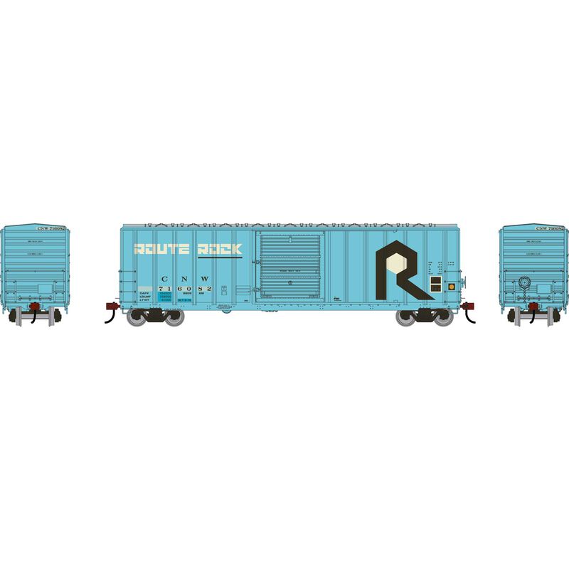 HO ATH 50' FMC 5347 Single Door Box Car, Primed For Grime CNW #716082