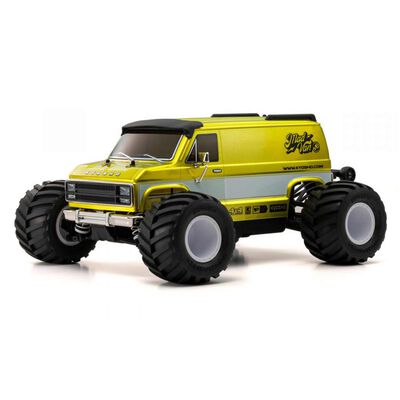 1/10 Mad Van Fazer Mk2 FZ02L-BT Brushless 4x4 Monster Truck RTR, Gold 1/10 Mad Van Fazer Mk2 FZ02L-BT Brushless 4x4 Monster Truck RTR, Gold