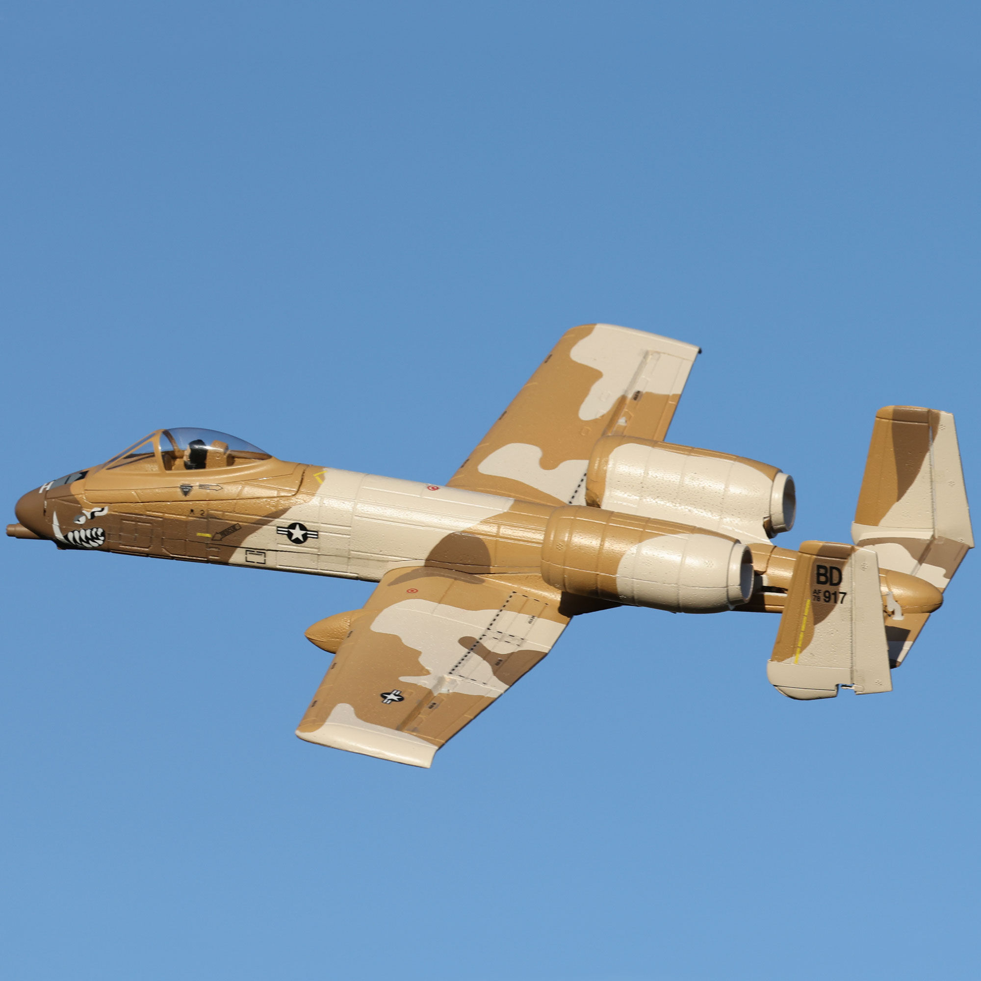 E-flite UMX A-10 Thunderbolt II 30 mm Earth Defense flotte BNF Basic avec AS3X EFLU 6550 