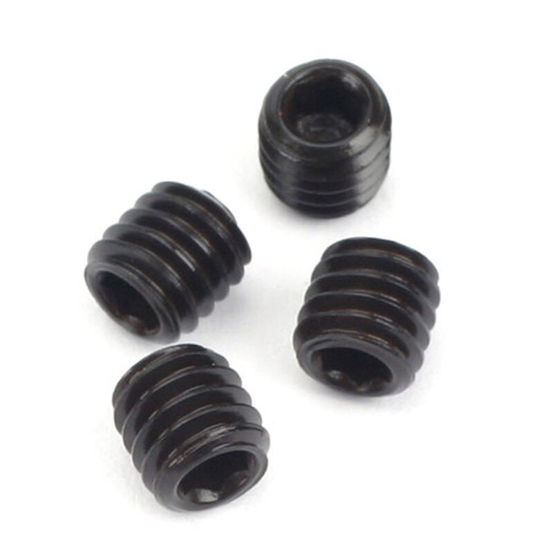 Socket Set Screws, 4mm x 4 (4pk)