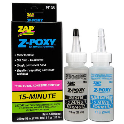 Z-Poxy 15 Minute Epoxy, 4 oz Z-Poxy 15 Minute Epoxy, 4 oz