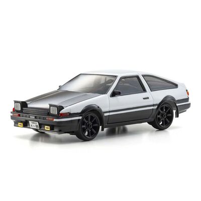 1/28 Toyota Trueno AE86 2WD On-Road First Mini-Z RTR, White 1/28 Toyota Trueno AE86 2WD On-Road First Mini-Z RTR, White
