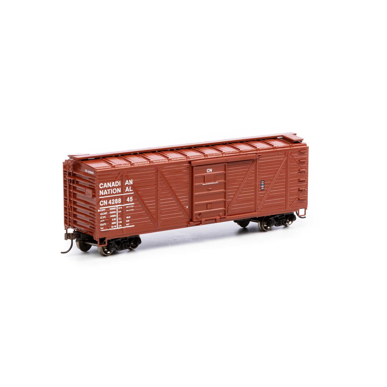 HO 40' Ribbed Wooden Box CN #428845