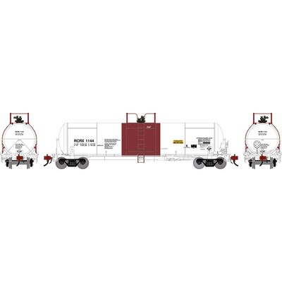 HO GATC 20K Gallon Tank Car, RCRX White with Red Band #1144 HO GATC 20K Gallon Tank Car, RCRX White with Red Band #1144