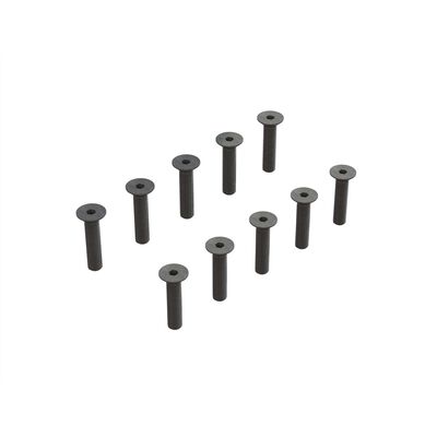 Flat Head Hex Machine Screw, M3.5x16mm (10) Flat Head Hex Machine Screw, M3.5x16mm (10)
