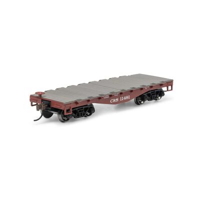 HO 30' Old Time Flat Car, CS #11491 HO 30' Old Time Flat Car, CS #11491