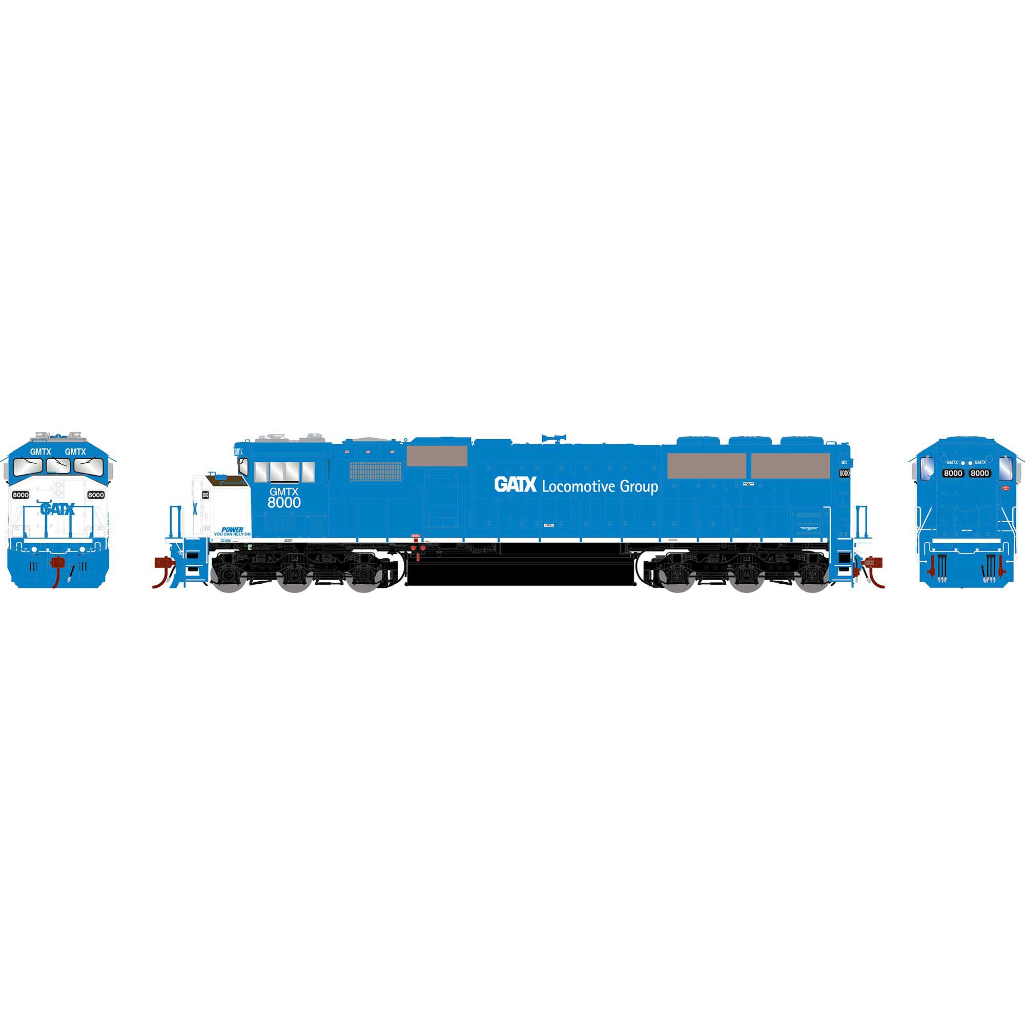 Athearn Genesis HO GEN SD60M Tri-Clops Locomotive, Legendary