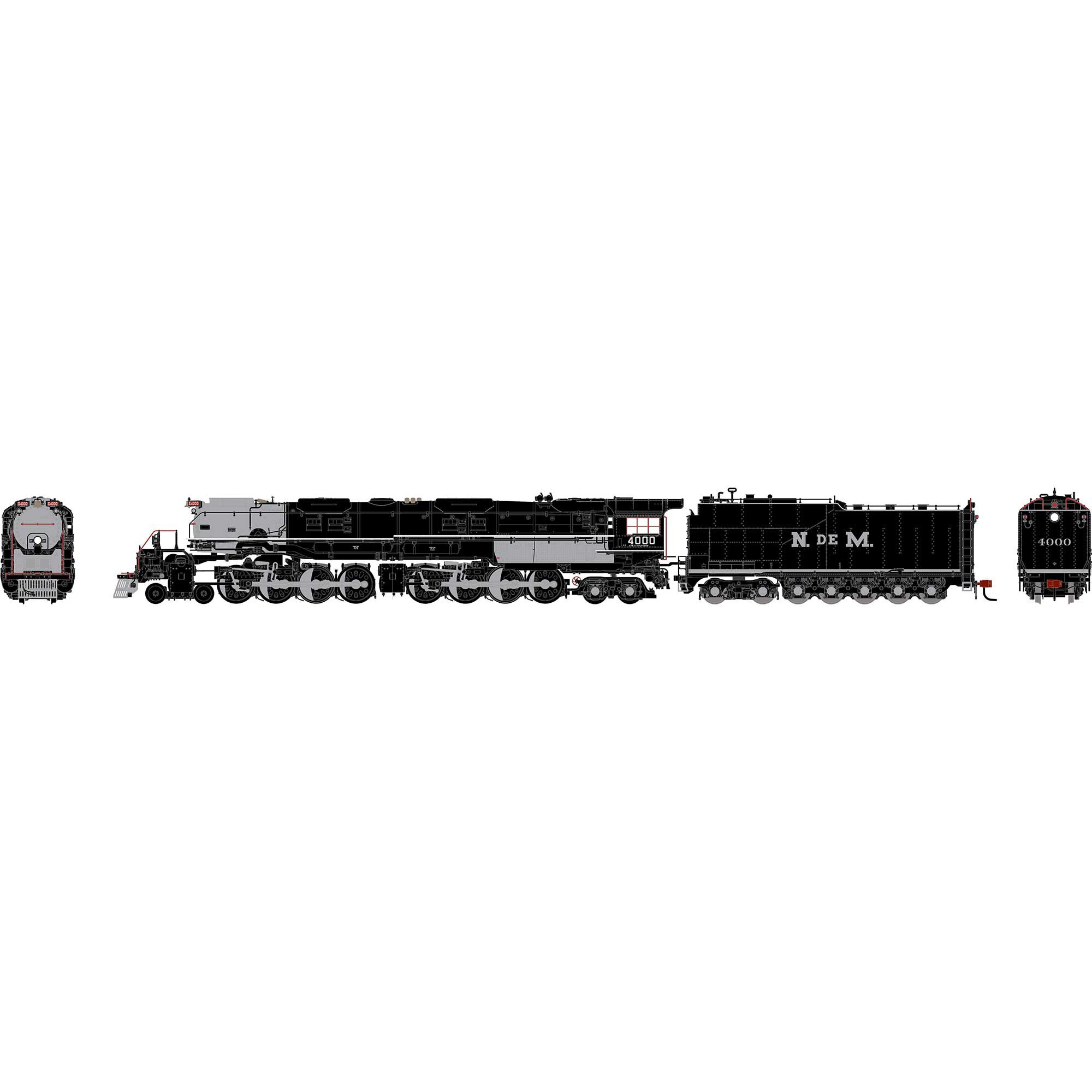 GENESIS　G9152　HOゲージ　ビッグボーイ　4-8-8-4 Athearn Genesis HO GEN 4-8-8-4 'Big Boy' Locomotive, Legendary