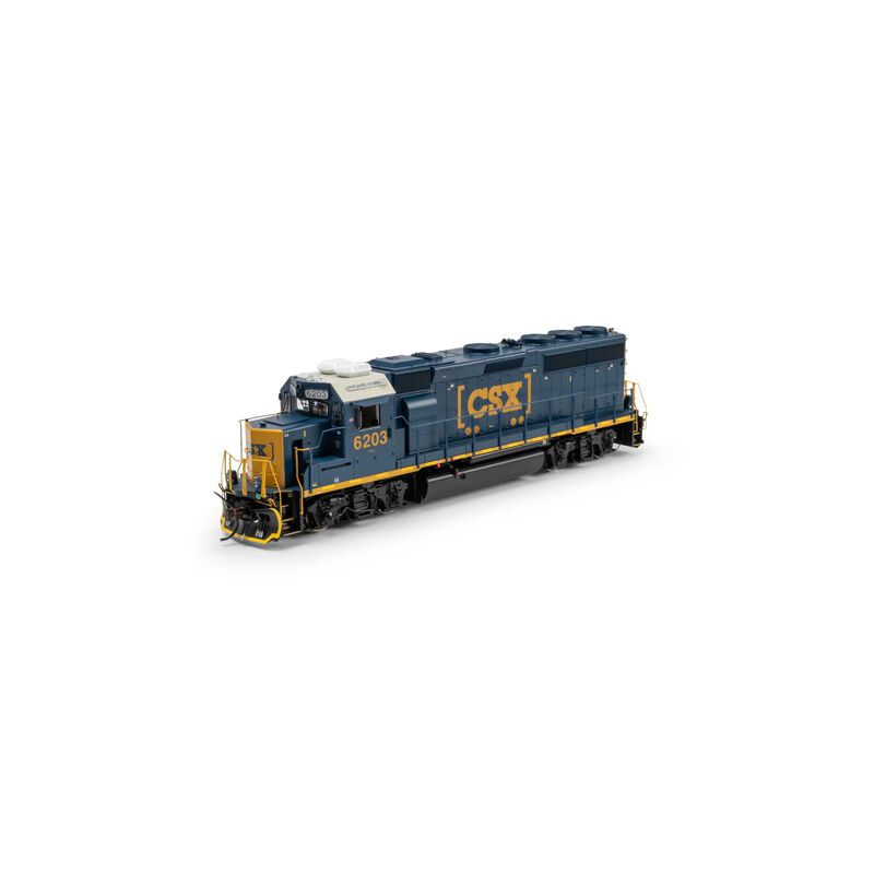 Athearn Genesis HO GP40-2 Locomotive with DCC & Sound, CSXT 'Boxcar Logo' #6203 Athearn Genesis HO GP40-2 Locomotive with DCC & Sound, CSXT 'Boxcar Logo' #6203