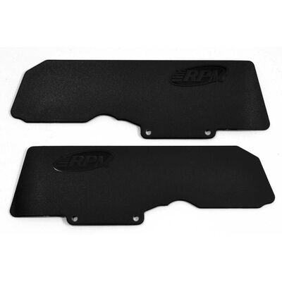 RPM Mud Guards for Rear A-arms (2): Black RPM Mud Guards for Rear A-arms (2): Black