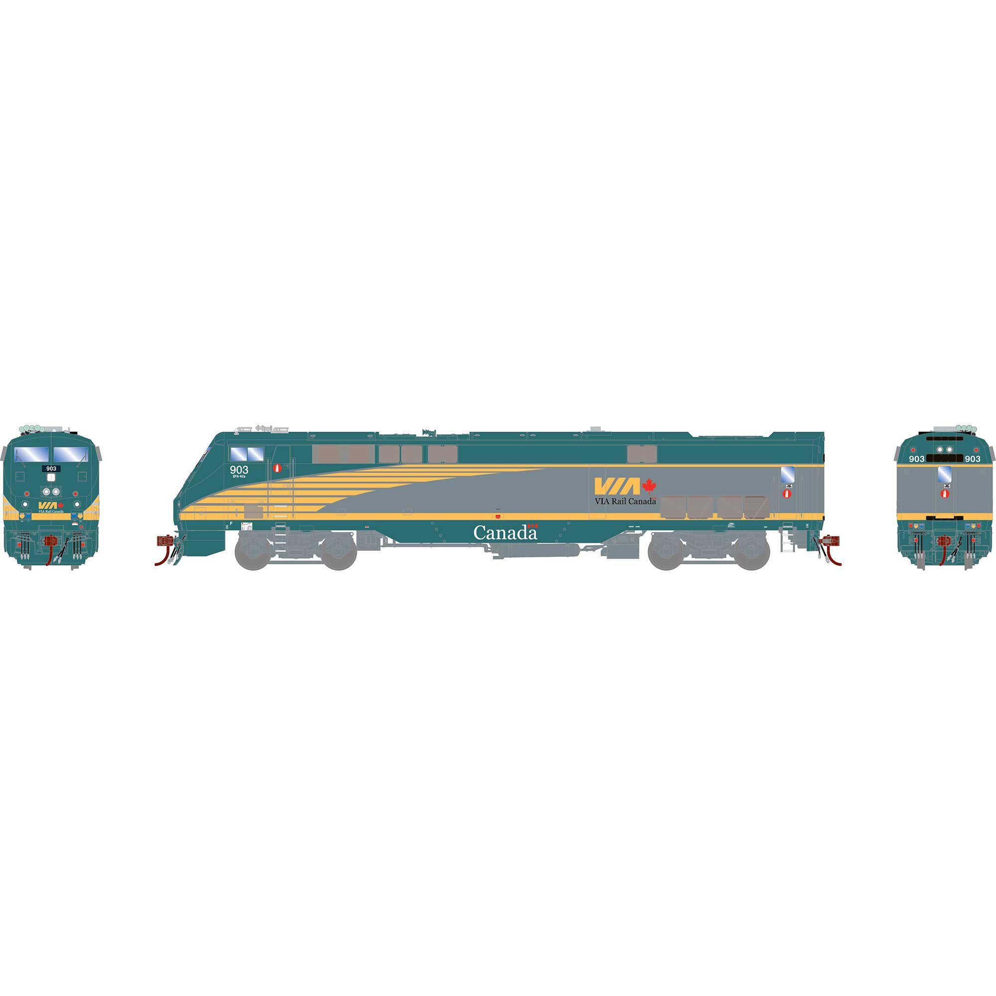 Athearn AMD-103 No.824、No.803、 P40　201 Athearn Athearn HO AMD103/P42DC, VIA #903 | Horizon Hobby