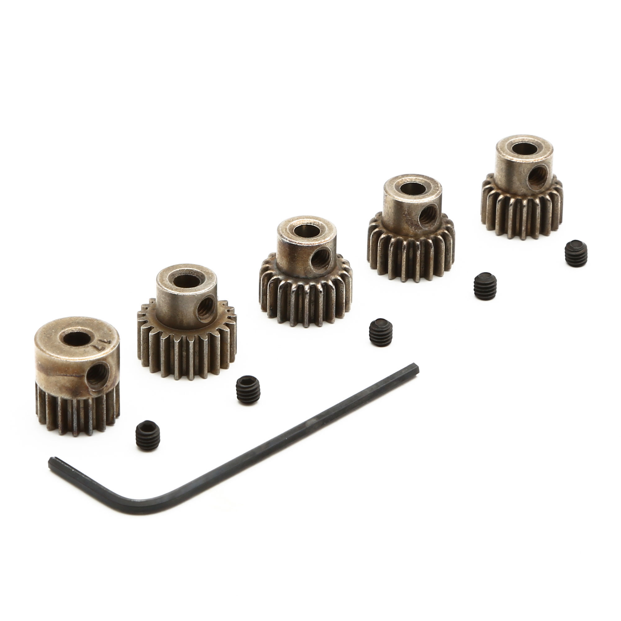 Dynamite 48P Pinion Gear Set: 17T, 18T, 19T, 20T, 21T | Horizon Hobby