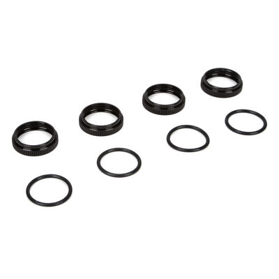 16mm Shock Nuts and O-rings: 8B 3.0 16mm Shock Nuts and O-rings: 8B 3.0