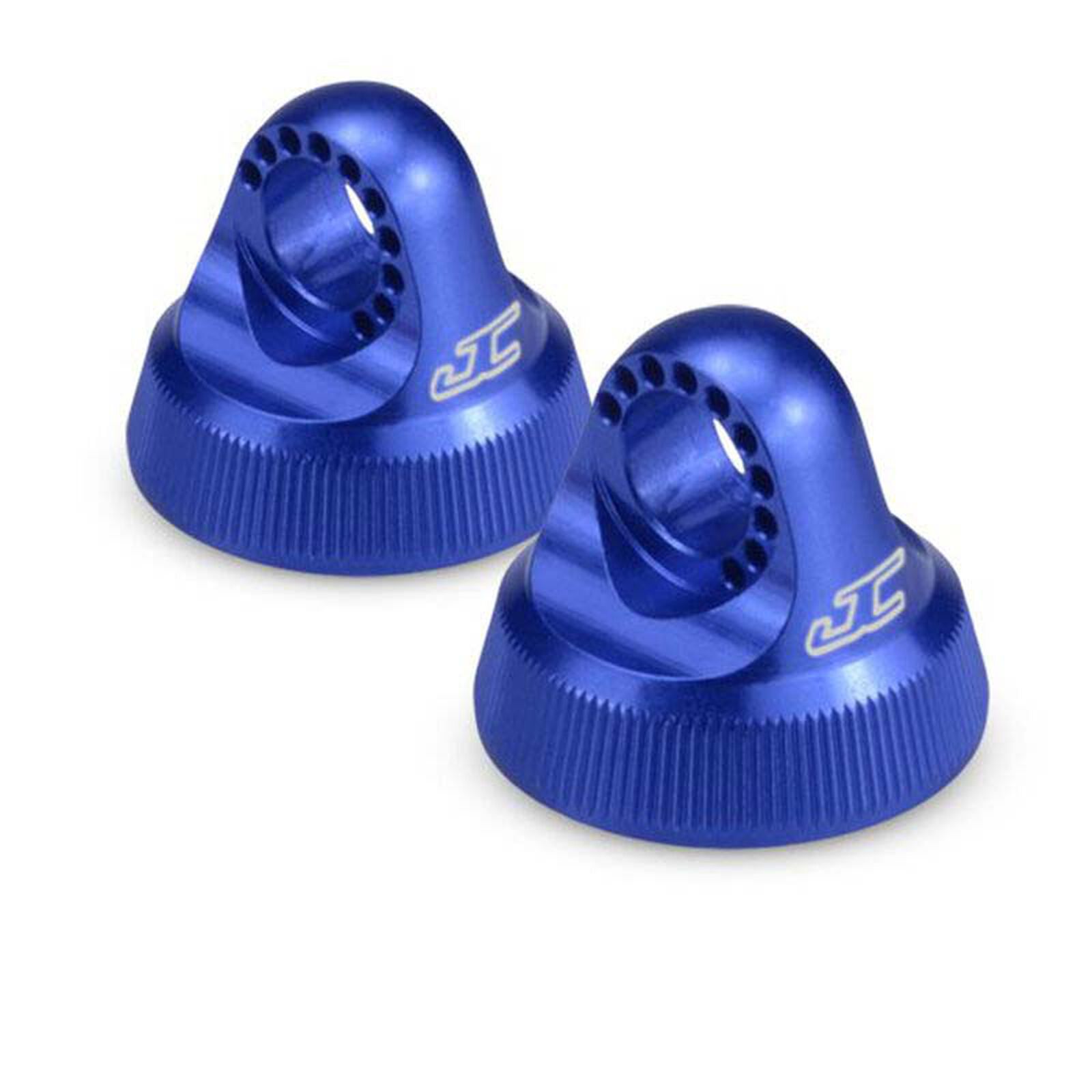 Fin 12mm V2 Shock Cap, Blue (2): B5M, T5M, SC5M