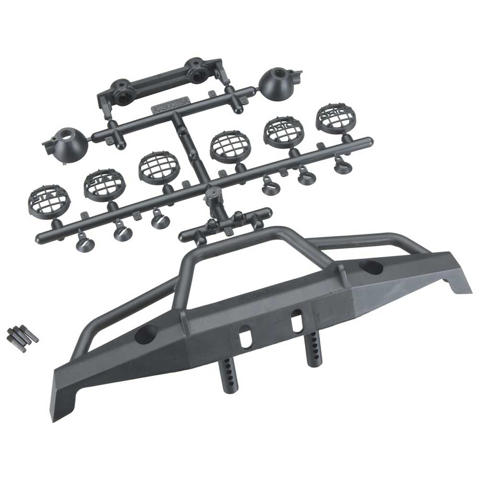 �˾���ũ AXIC0039 [Axial] AX80039A 1/10 Front Plate Bumper Set 1