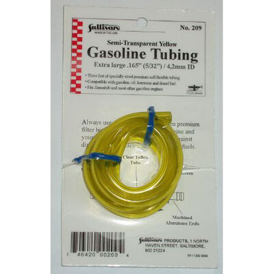 Gas Tubing, 3', Extra-Large, 5/32", Yellow Gas Tubing, 3', Extra-Large, 5/32", Yellow