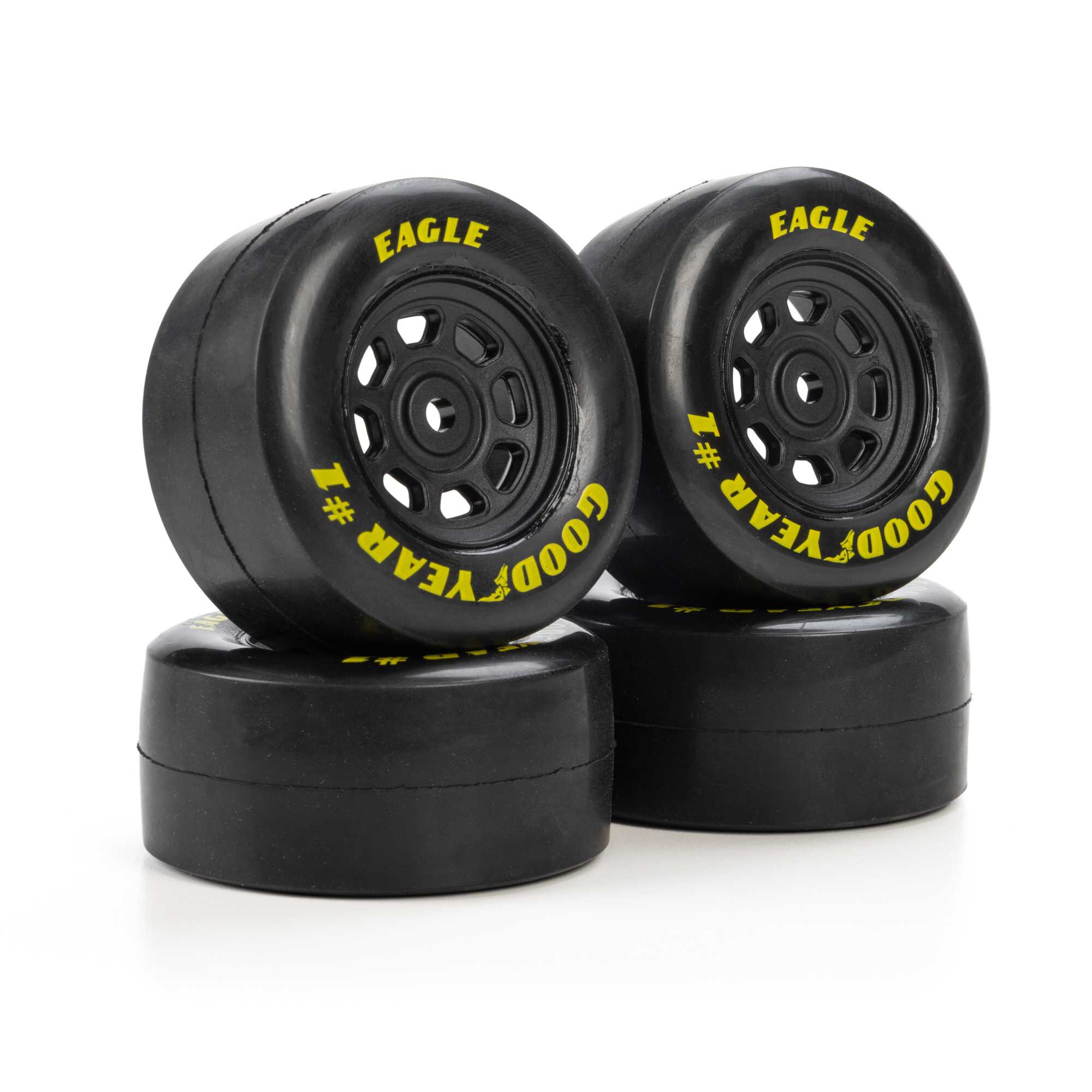 GOODYEAR Eagle NASCAR4本セット Losi Losi Goodyear Eagle Gen 4, Mounted Tires, Stock (4): NASCAR