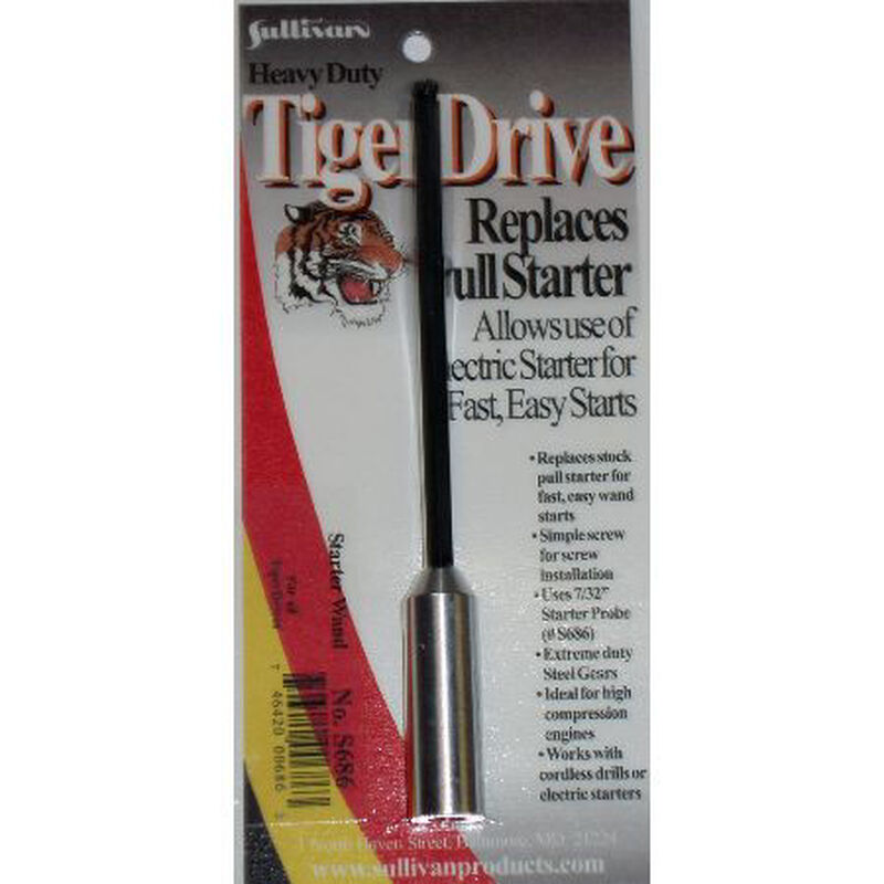 TigerDrive Starter Wand with Adapter, 7/32"