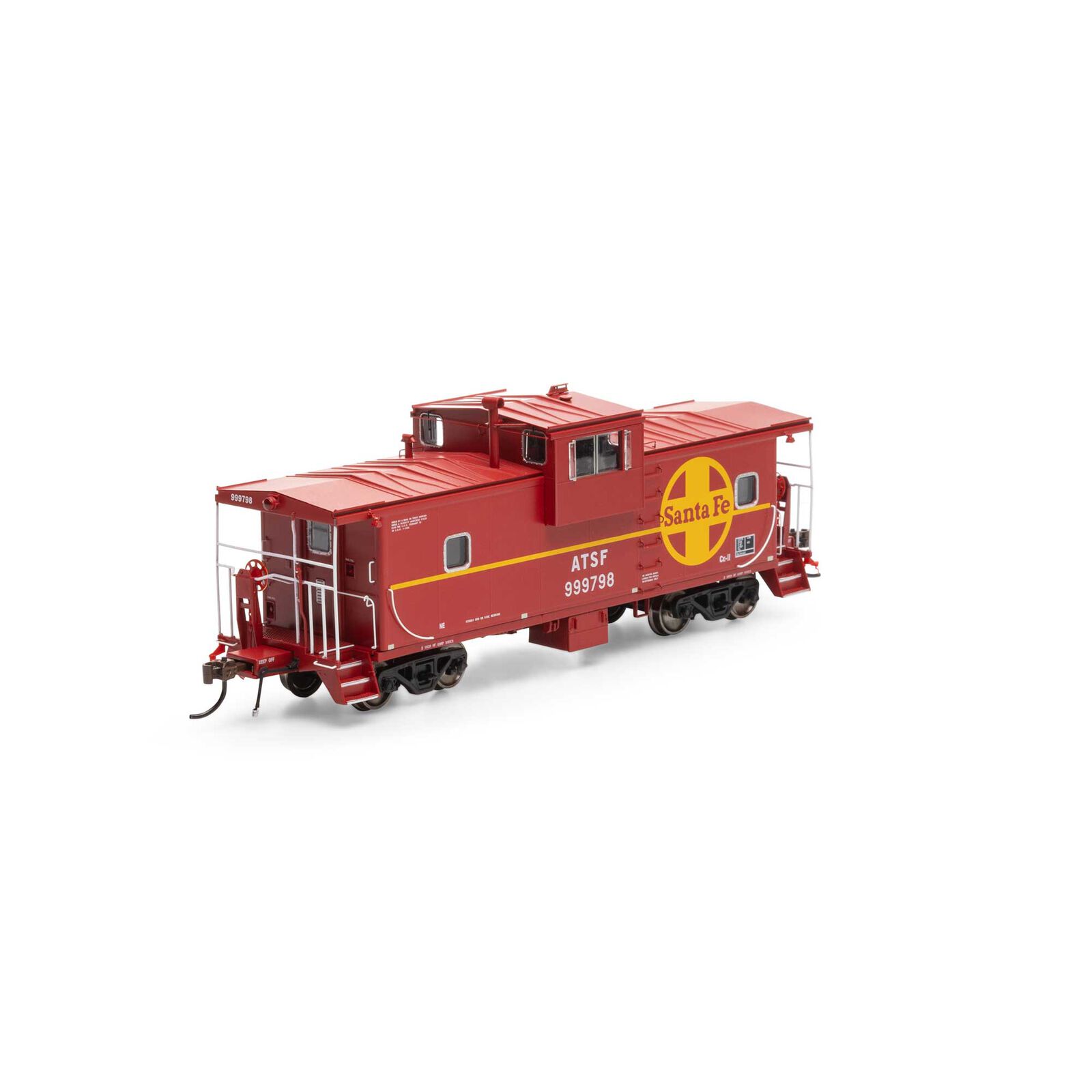 HO CE-11 ICC Caboose with Lights & Sound, SF #999798