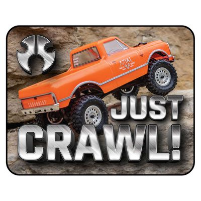 Axial Just Crawl Sticker Axial Just Crawl Sticker