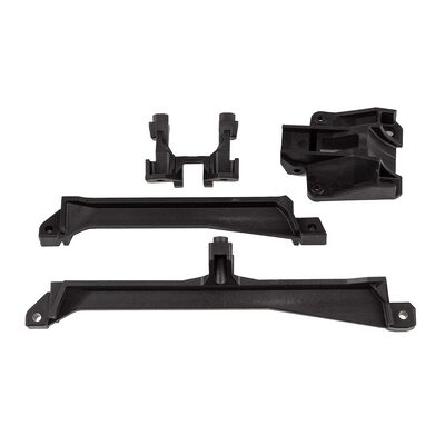 Upper Chassis Brace Set, front and rear, 1/7 Team Associated SR7 Upper Chassis Brace Set, front and rear, 1/7 Team Associated SR7