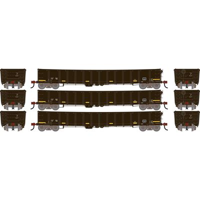 HO ATH 52' Mill Gondola, CarKnocker Data Only Gloss Black (3) HO ATH 52' Mill Gondola, CarKnocker Data Only Gloss Black (3)