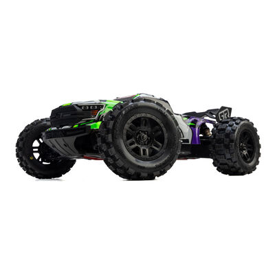 Badlands Front/Rear Tires MTD 12mm Black Split Six (2): ARRMA MINI KRATON Badlands Front/Rear Tires MTD 12mm Black Split Six (2): ARRMA MINI KRATON