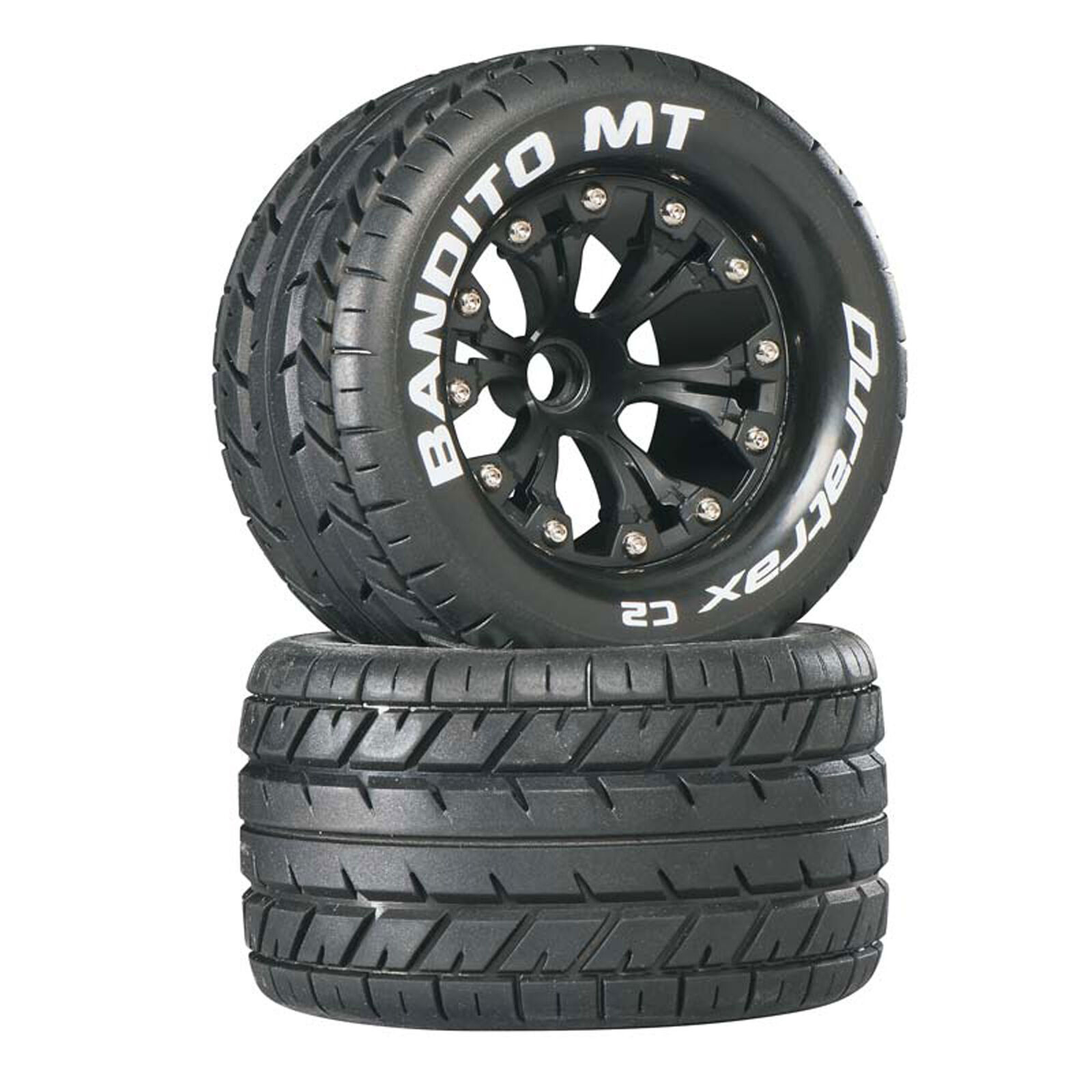 Bandito MT 2.8" 2WD Mounted Front C2 Tires, Black (2)