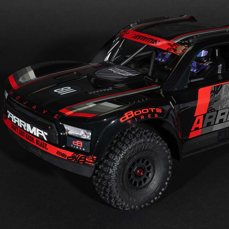 ARRMA 1/7 MOJAVE 6S EXB 4X4 RTR Brushless Desert Truck, Black