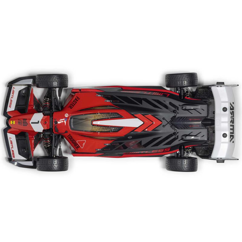 [�˾���ũ] ARA7816T1 [ARRMA] 1/7 LIMITLESS 8S AVC 4X4 RTR Brushless Street Speed, Red/Black 11