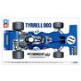 12054, 1/12 Tyrrell 003 '71 Monaco GP w/Etch Parts