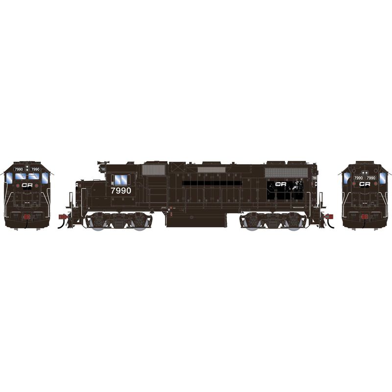 Athearn Genesis HO GEN GP38-2 Locomotive, Primed For Grime CR 'Ex-PC Patched' #7990