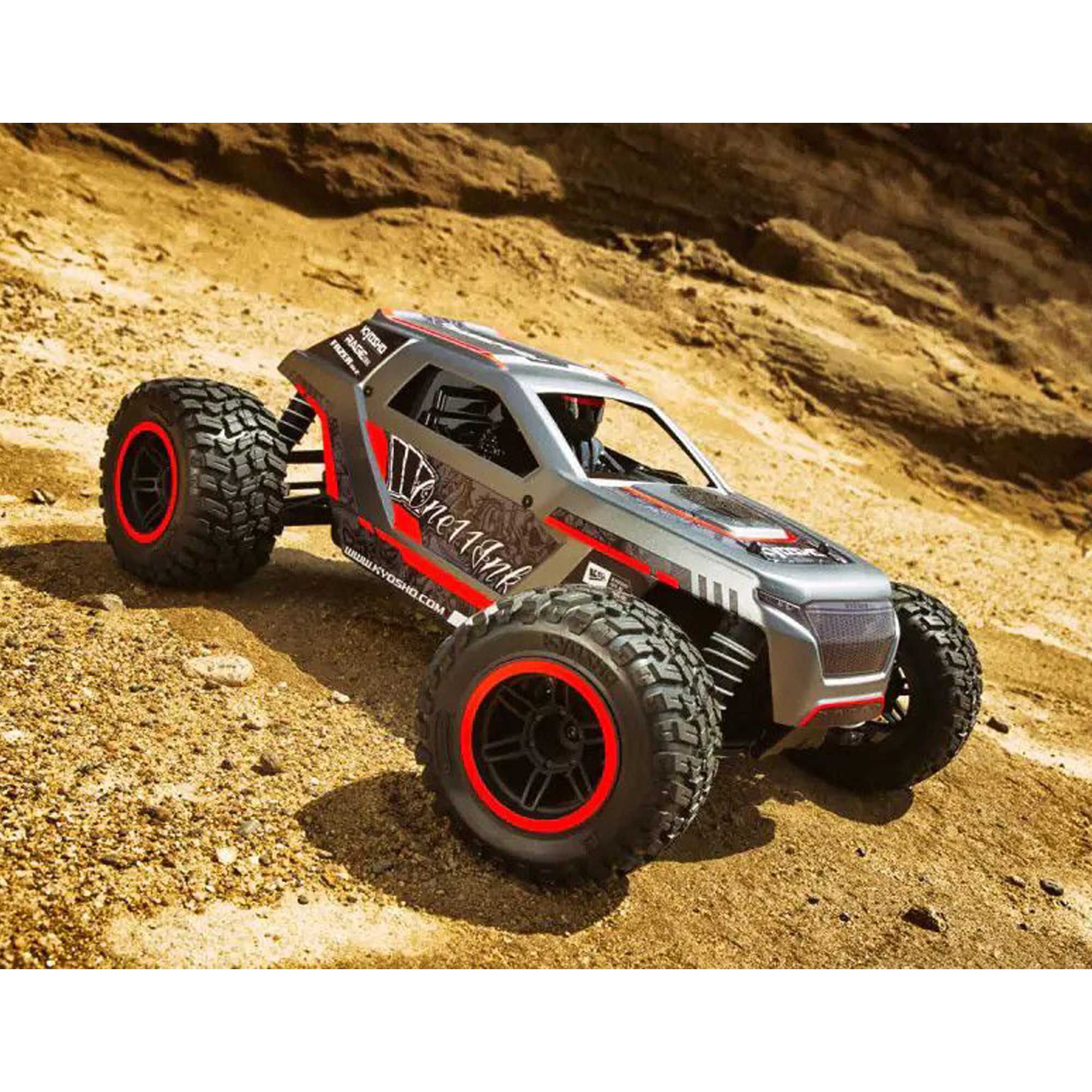 Kyosho Kyosho 1/10 Fazer Mk2 Rage 2.0 4x4 Monster Truck RTR, Red