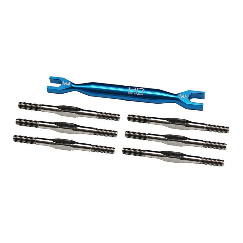 3.5mm Titanium Turnbuckle Set, 1/10 Team Associated RC10B7/ RC10B7D