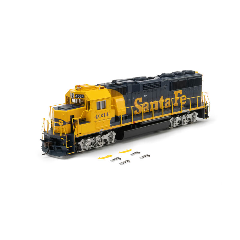 HO EMD GP60 Locomotive with Econami DCC & Sound, ATSF #4034