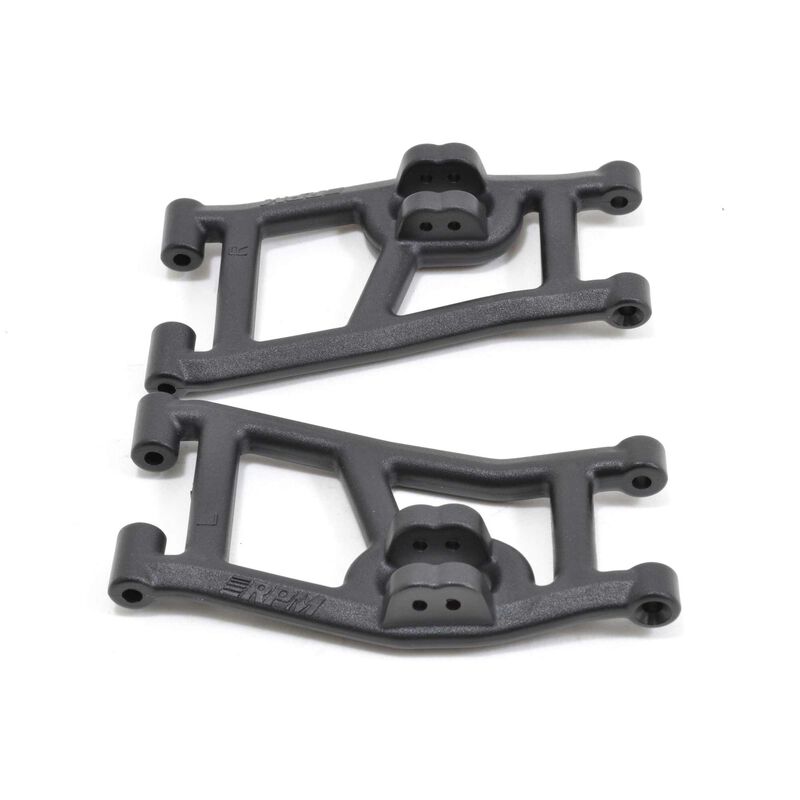 Front A-Arms, Black: Losi 1/10 Rock Rey