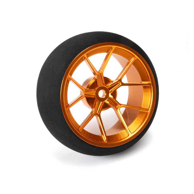 Spektrum Aluminum Wide Wheel, Spoke, Orange Spektrum Aluminum Wide Wheel, Spoke, Orange