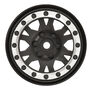1/10 Impulse Front/Rear 1.9" 12mm Crawling Wheels (2) Black/Silver