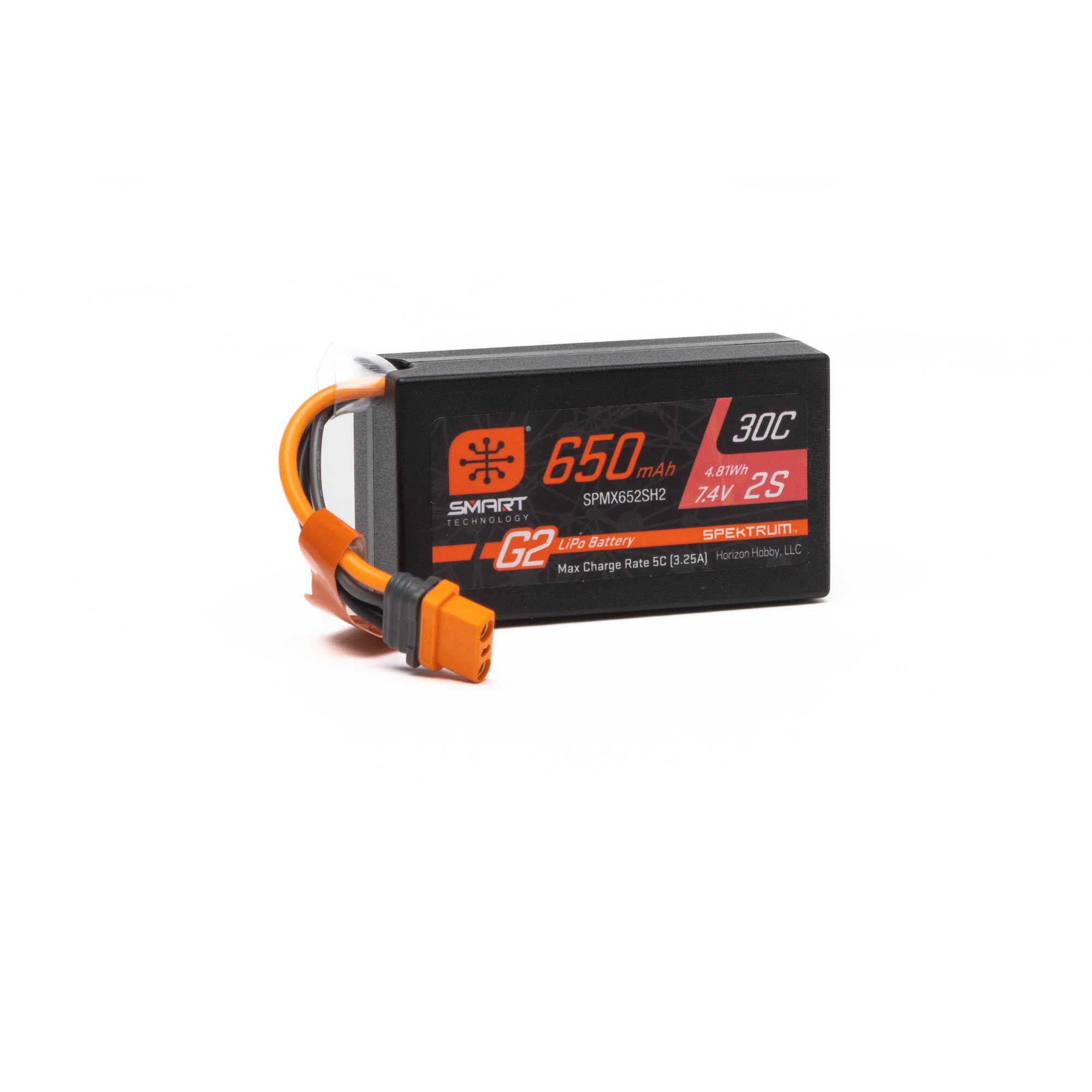 Batteria LiPo Spektrum SPMX-1087 7.4V 4000mAh 2S 30G Smart Hard Case Losi Sprint G2