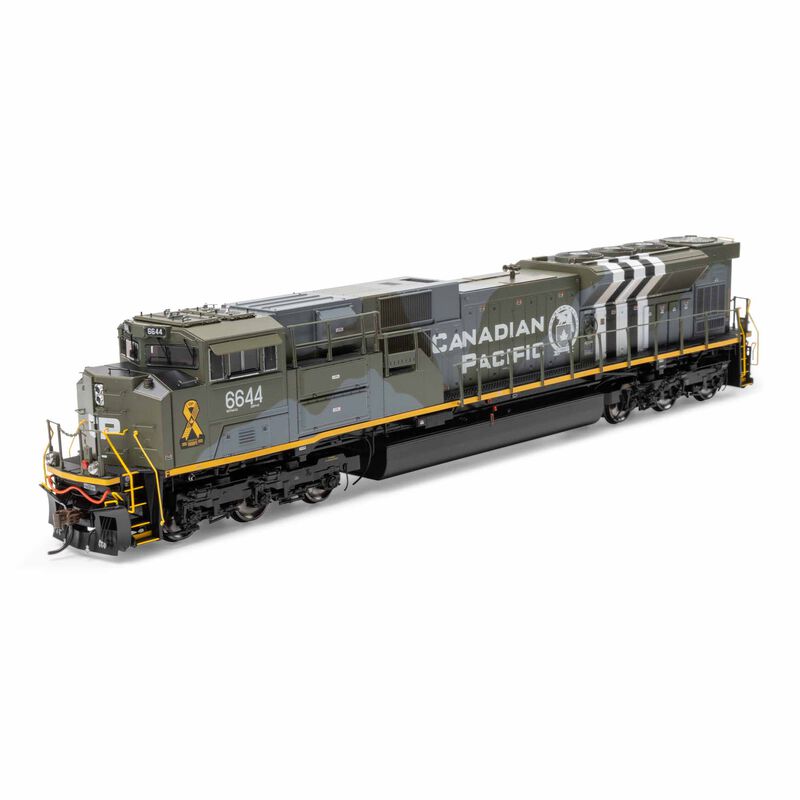 HO GEN EMD SD70ACU Locomotive, CP/Military Tribute #6644