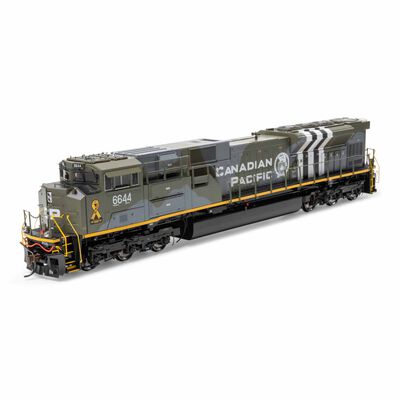 HO GEN EMD SD70ACU Locomotive, CP/Military Tribute #6644 HO GEN EMD SD70ACU Locomotive, CP/Military Tribute #6644
