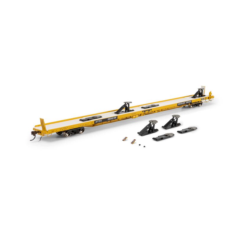 Athearn Genesis HO GEN F89-F Flat Car, XTTX 'Yellow' #150245