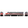 HO SD40T-2 Locomotive, Potash/WRIX #35022