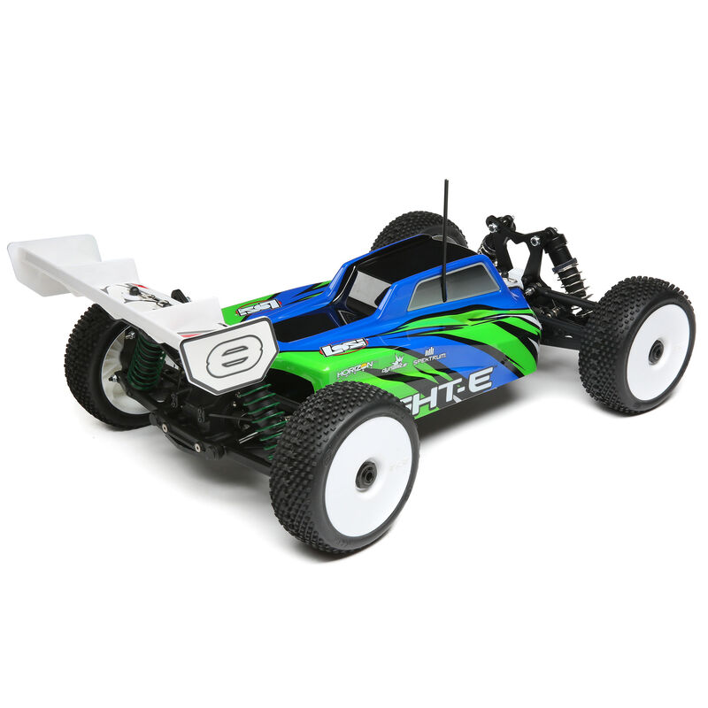Losi 1/8 8IGHT-E 4WD Buggy Brushless RTR, Blue/Green Horizon Hobby