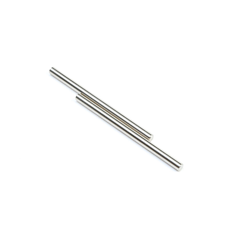 Losi Hinge Pins 4 x 66mm Electro Nickel (2): 8X, 8XE