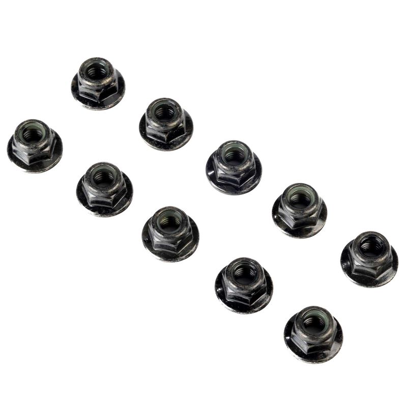 Flanged Nylock Nut, M6 STL (10)
