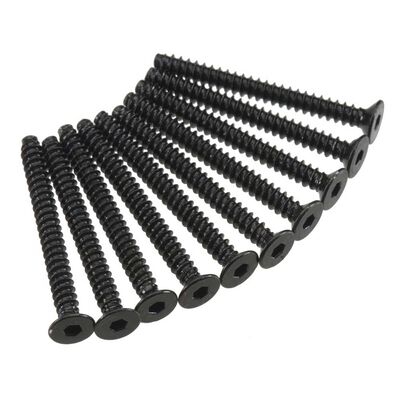 Hex Socket Tap Flat Head M3x30mm Black (10) Hex Socket Tap Flat Head M3x30mm Black (10)